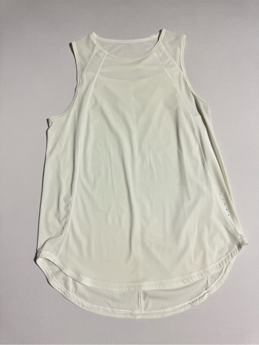 lululemon athletica Ivory Sleeveless Muscle Tank
